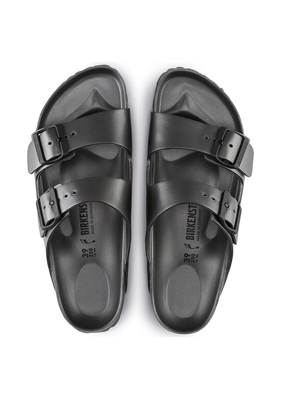 BİRKENSTOCK Arizona Eva Metallic - 1001497 Erkek Antrasit Plaj Terliği