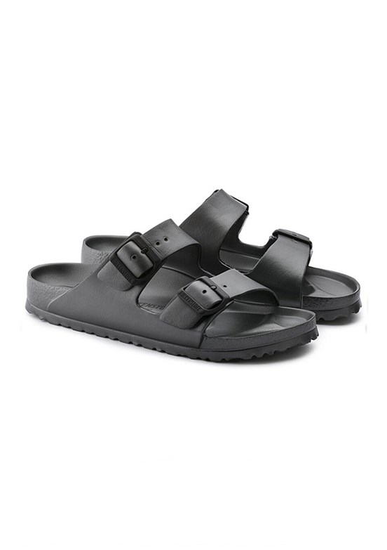 BİRKENSTOCK Arizona Eva Metallic - 1001497 Erkek Antrasit Plaj Terliği