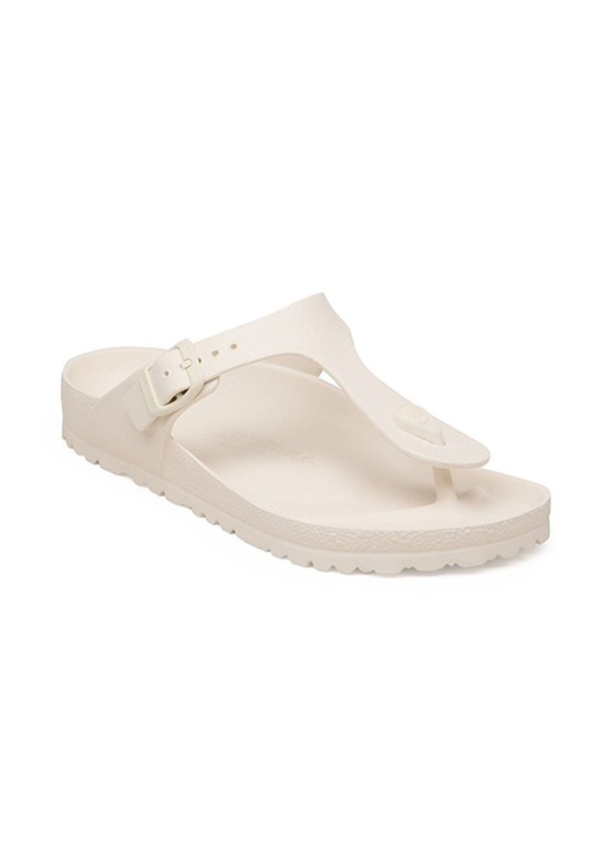 BİRKENSTOCK Gizeh Eva - 1031278 Unisex Ekru Plaj Terliği