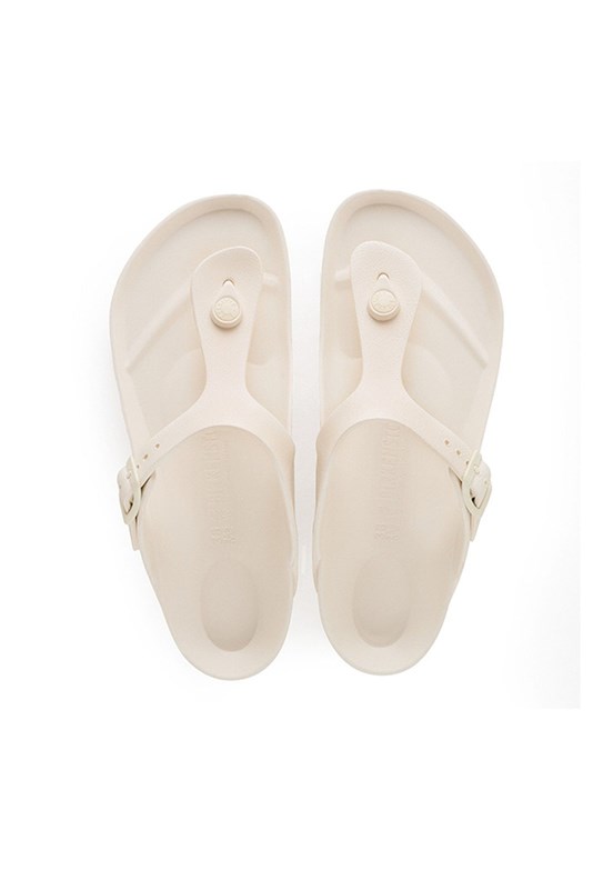 BİRKENSTOCK Gizeh Eva - 1031278 Unisex Ekru Plaj Terliği