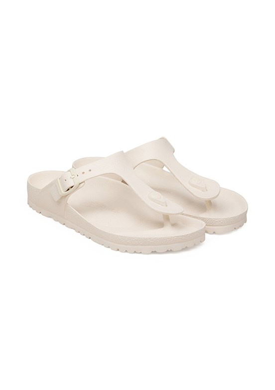 BİRKENSTOCK Gizeh Eva - 1031278 Unisex Ekru Plaj Terliği