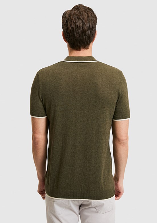 US POLO ASSN - Erkek Yeşil Regular Kazak