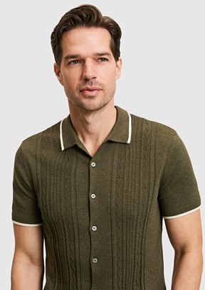 US POLO ASSN - Erkek Yeşil Regular Kazak