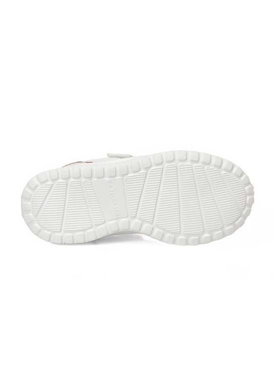 US POLO ASSN 6P Posse Jr 6Fx - A10215564512010 Erkek Çocuk Beyaz Koşu Ayakkabısı