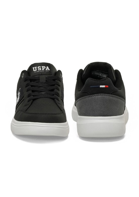 US POLO ASSN 6M Arsena 6Fx - A10215671212010 Erkek Siyah Sneaker Ayakkabı