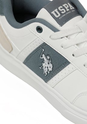 US POLO ASSN 6M Arsena 6Fx - A10215671312010 Erkek Beyaz Sneaker Ayakkabı