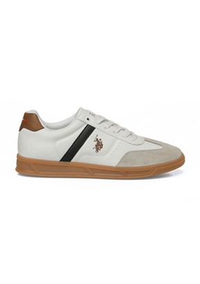 US POLO ASSN 6M Marquez 6Fx - A10215687612010 Erkek Beyaz Sneaker Ayakkabı