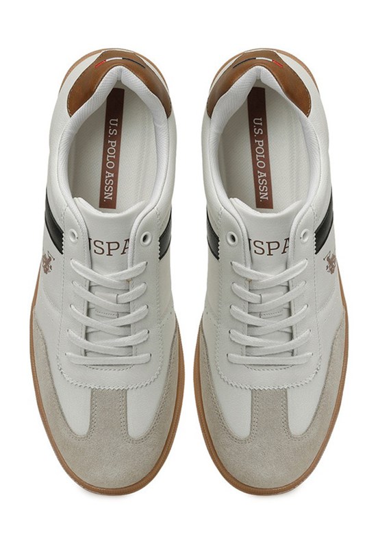 US POLO ASSN 6M Marquez 6Fx - A10215687612010 Erkek Beyaz Sneaker Ayakkabı