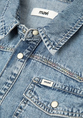 MAVİ Simba - M6217002-A2948 Kadın Mavi Denim Gömlek