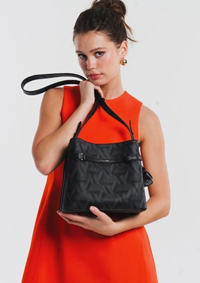 US POLO ASSN - US26116 Kadın Siyah Omuz Çantası