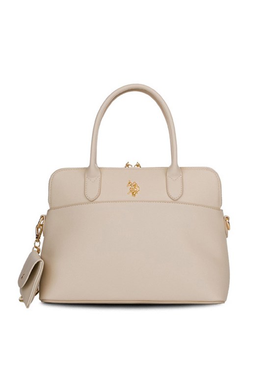US POLO ASSN - US26186 Kadın Bej Çapraz Çanta