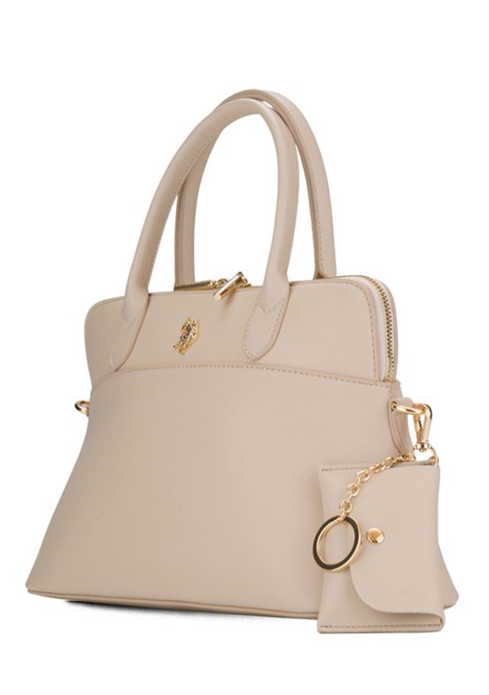 US POLO ASSN - US26186 Kadın Bej Çapraz Çanta