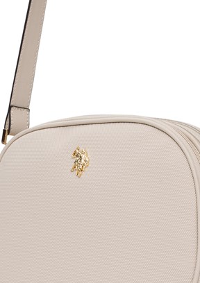 US POLO ASSN - US26266 Kadın Bej Çapraz Çanta