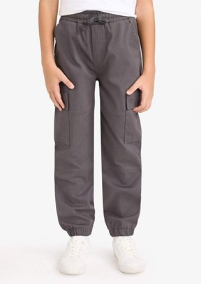 DEFACTO - G6424A8DFA Erkek Çocuk Antrasit Normal Bel Pantolon