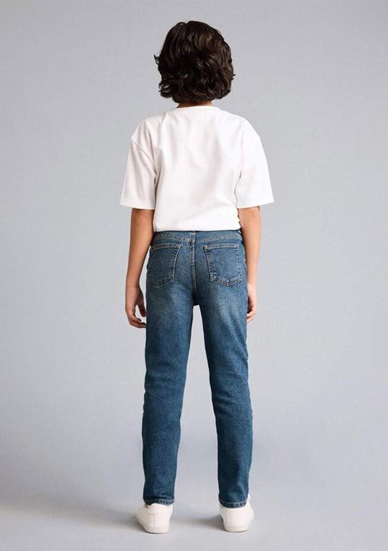 DEFACTO - F8437A8DFA1 Erkek Çocuk Yeşil Normal Bel Jean Pantolon