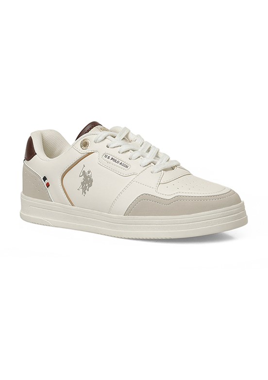 US POLO ASSN - TIARRA 6FX Kadın Bej Sneaker Ayakkabı