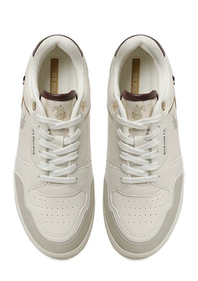 US POLO ASSN - TIARRA 6FX Kadın Bej Sneaker Ayakkabı