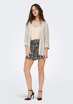 ONLY Onlsiesta - 15322274 Kadın Bej Blazer Ceket