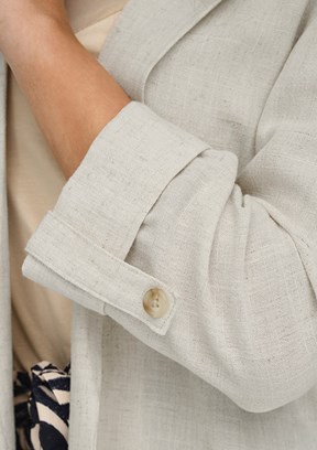 ONLY Onlsiesta - 15322274 Kadın Bej Blazer Ceket