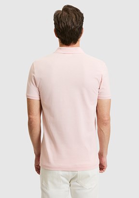 US POLO ASSN - Erkek Pembe Basic T-Shirt