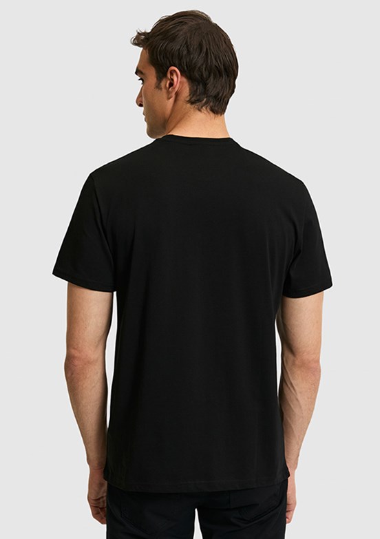 US POLO ASSN - Erkek Siyah Regular T-Shirt