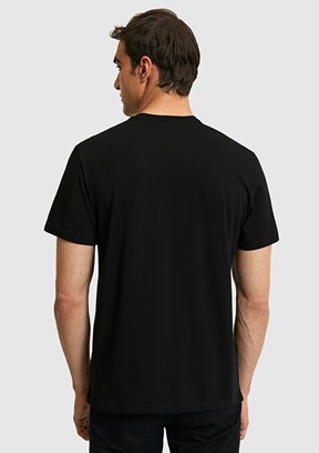 US POLO ASSN - Erkek Siyah Regular T-Shirt