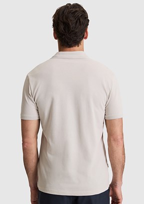 PİERRE CARDİN - Erkek Bej Basic T-Shirt