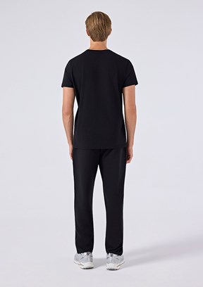 ELLESSE - 6SM4008 Erkek Siyah Eşofman Altı