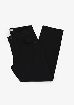 US POLO ASSN - Erkek Çocuk Siyah Chino Pantolon