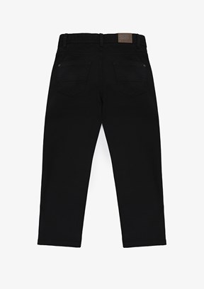 US POLO ASSN - Erkek Çocuk Siyah Chino Pantolon