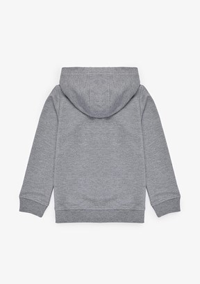 US POLO ASSN - Erkek Çocuk Gri Basic Sweatshirt