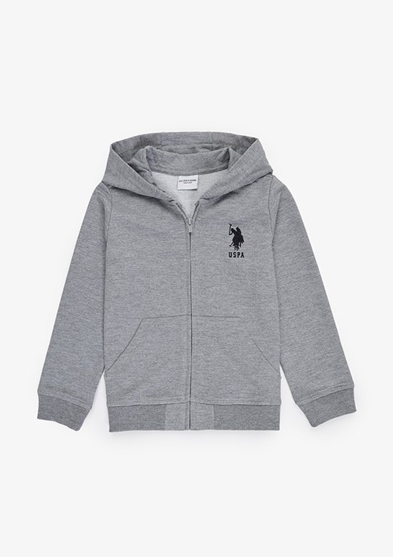 US POLO ASSN Erkek Çocuk Gri Sweatshirt