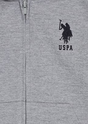 US POLO ASSN Erkek Çocuk Gri Sweatshirt
