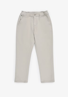 US POLO ASSN - Erkek Çocuk Bej Chino Pantolon
