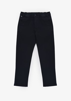 US POLO ASSN - Erkek Çocuk Lacivert Chino Pantolon