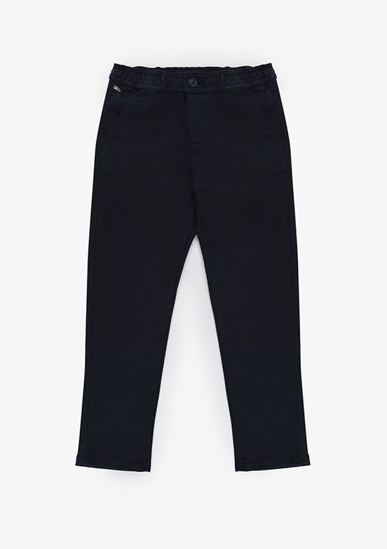 US POLO ASSN - Erkek Çocuk Lacivert Chino Pantolon