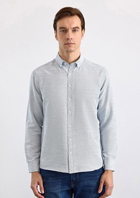 SÜVARİ - SGM2024700014 Erkek Lacivert Slim Gömlek