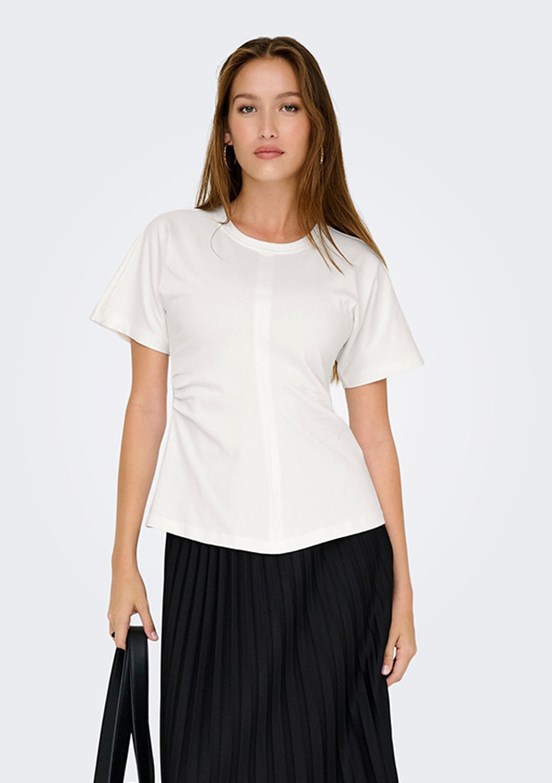 ONLY Onlmarie S/S - 15365258 Kadın Mor Bisiklet Yaka Bluz