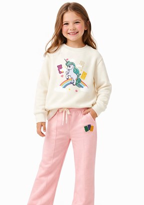 HARİBO - S26G1SP202 Kız Çocuk Pembe Eşofman Altı