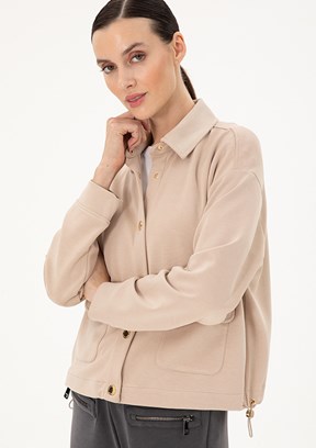 PİERRE CARDİN - Kadın Bej Örme Sweatshirt