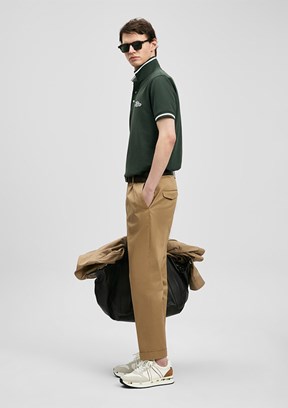 LUFİAN Artos - 111040249 Erkek Yeşil Polo Yaka T-Shirt