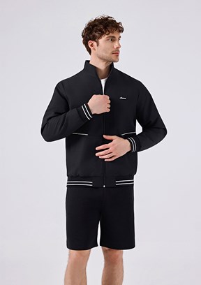 ELLESSE - 6SM4010 Erkek Siyah Baskılı Şort