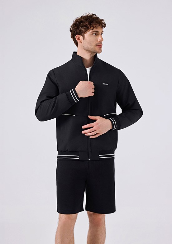 ELLESSE - 6SM4010 Erkek Siyah Baskılı Şort
