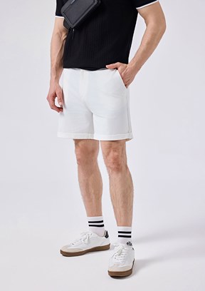 ELLESSE - 6SM4014 Erkek Beyaz Baskılı Şort