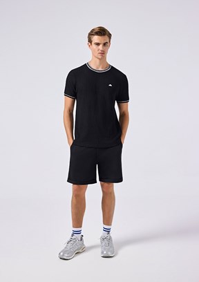 ELLESSE - 6SM4014 Erkek Siyah Baskılı Şort