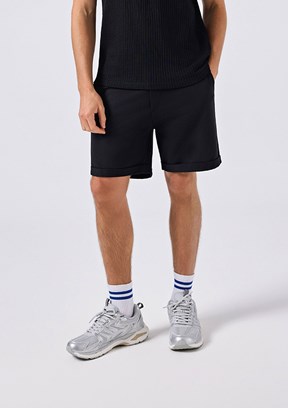 ELLESSE - 6SM4014 Erkek Siyah Baskılı Şort