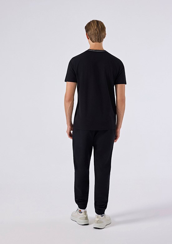 ELLESSE - 6SM4016 Erkek Siyah Eşofman Altı