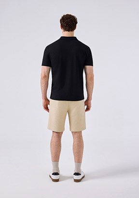 ELLESSE - 6SM5003 Erkek Siyah Polo Yaka T-Shirt
