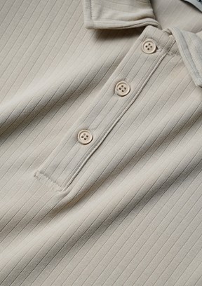 ELLESSE - 6SM5003 Erkek Bej Polo Yaka T-Shirt