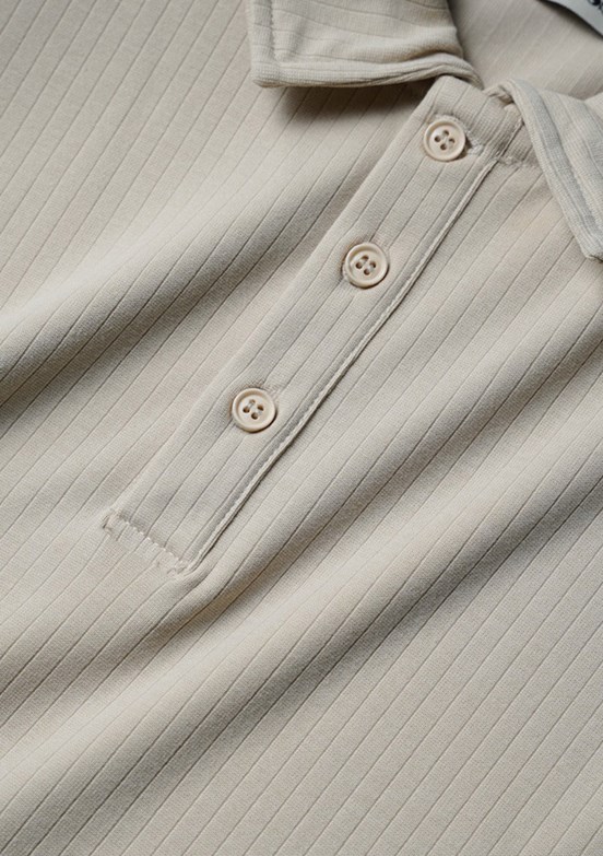 ELLESSE - 6SM5003 Erkek Bej Polo Yaka T-Shirt